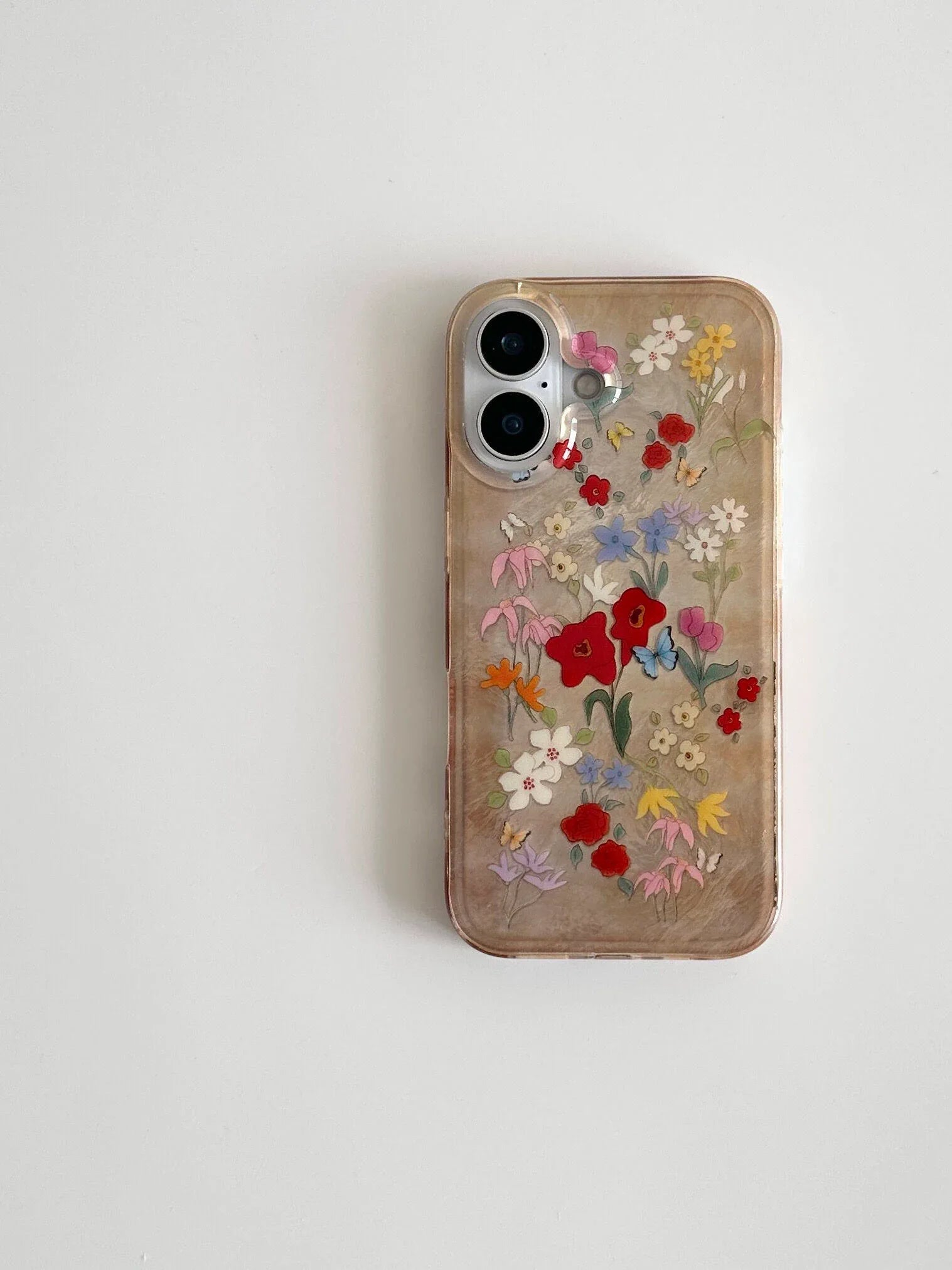 Ameigas Autumn Floral Print Shockproof Phone Case - Ameigas