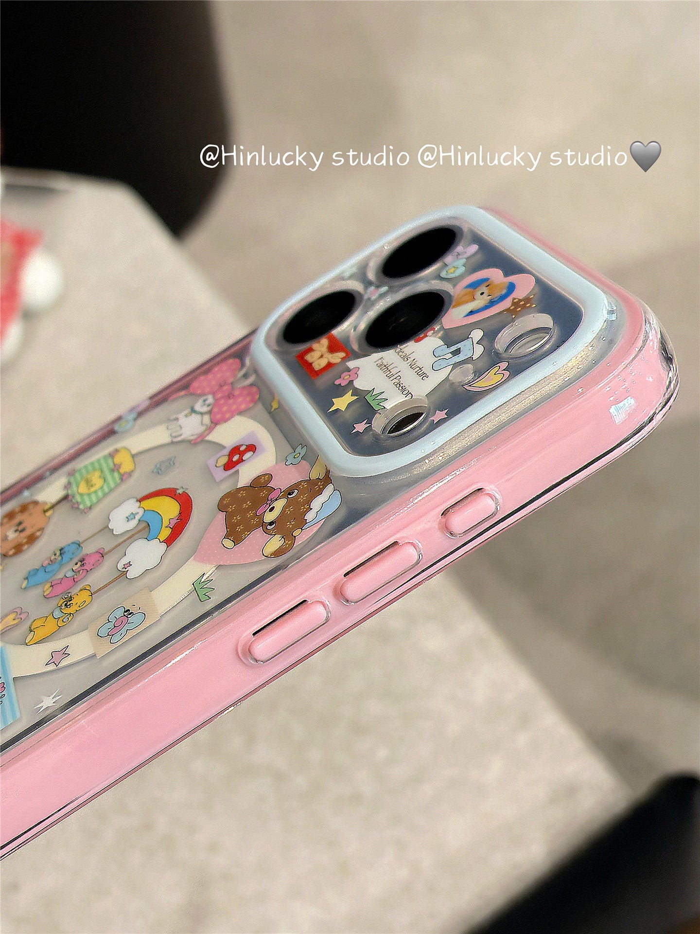 Ameigas Playful Pup Deco Case - Mix & Match Puppy Stickers with MagSafe Stand