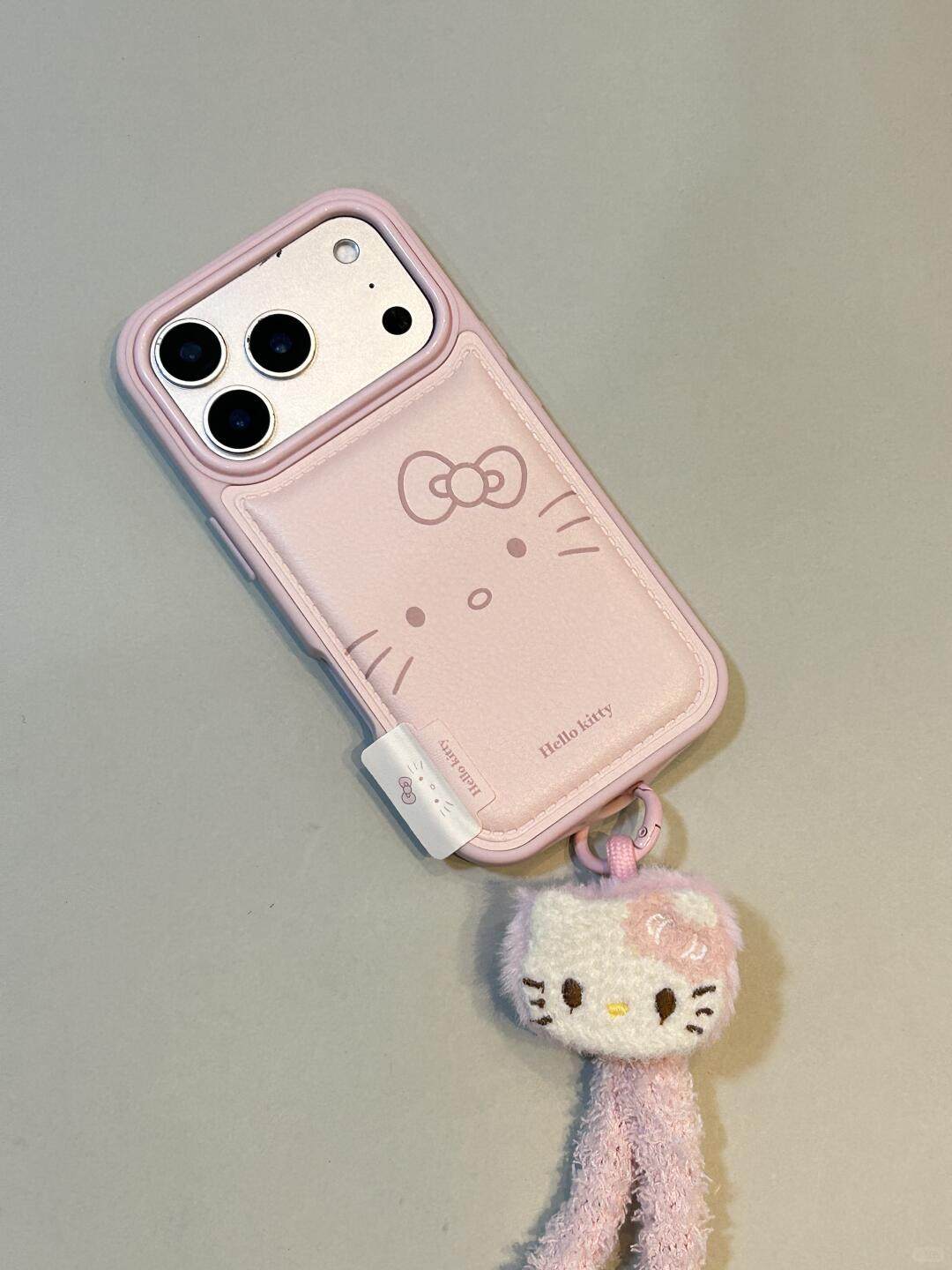 Ameigas Pink Kitty Head Silicone Protective Phone Case