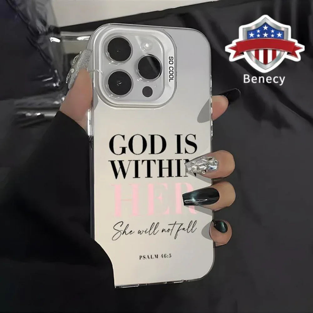 Ameigas Bible Psalms Quote Protective Phone Case - Ameigas