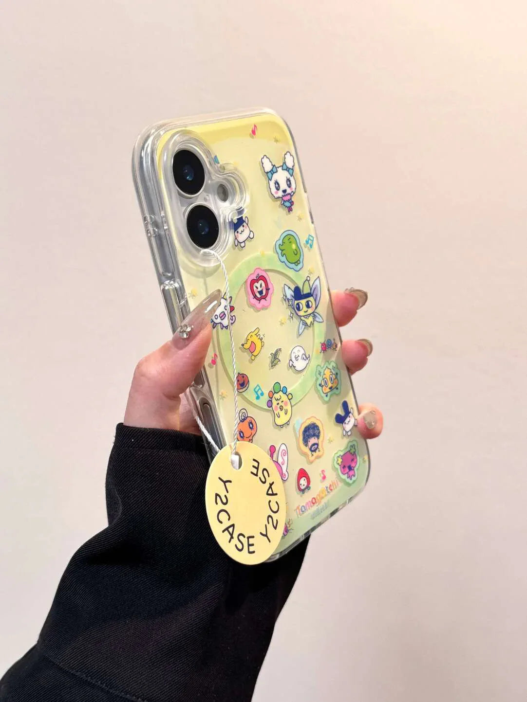 Ameigas Cute Tamagotchi Magnetic Stand Phone Case - Ameigas