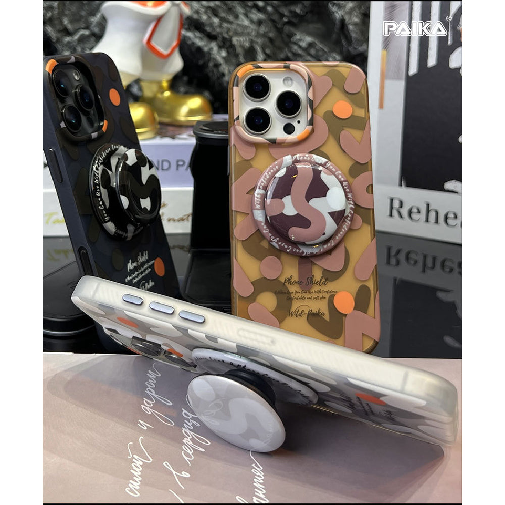 Ameigas Graffiti Matte Magnetic Full-Cover Protective Phone Case