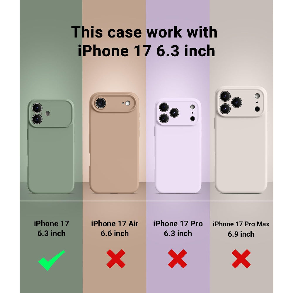 Ameigas Magnetic Liquid Silicone Phone Case with Camera Control Button