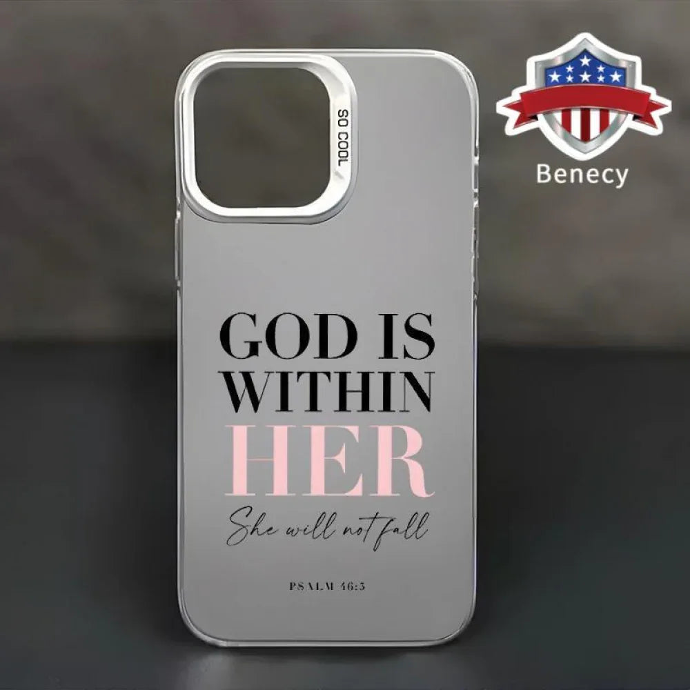 Ameigas Bible Psalms Quote Protective Phone Case - Ameigas