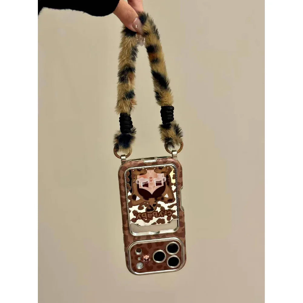 Ameigas Cartoon Leopard Cat Phone Case - Ameigas