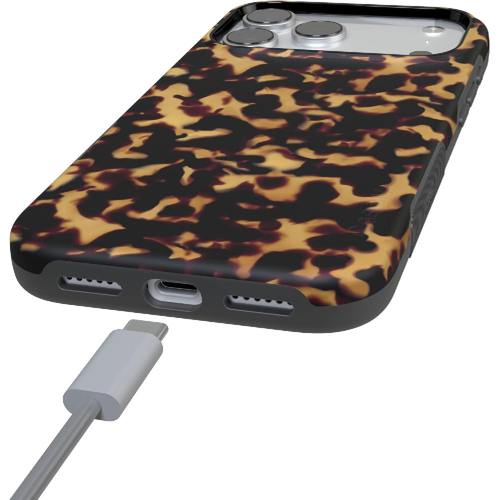 Ameigas Tortoise Shell Print MagSafe Protective Phone Case