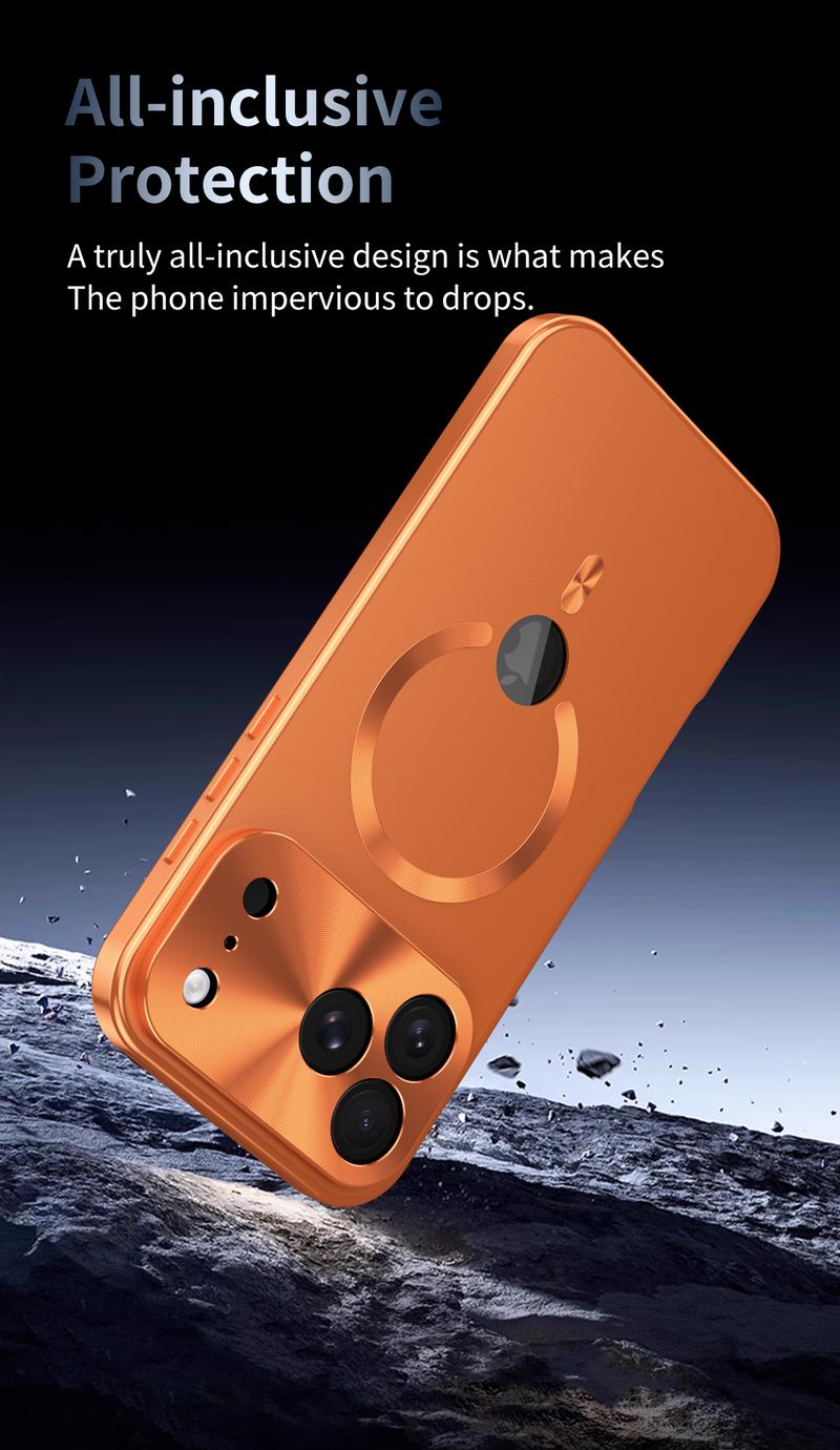 Ameigas Magnetic Privacy Screen Phone Case with Metal Frame