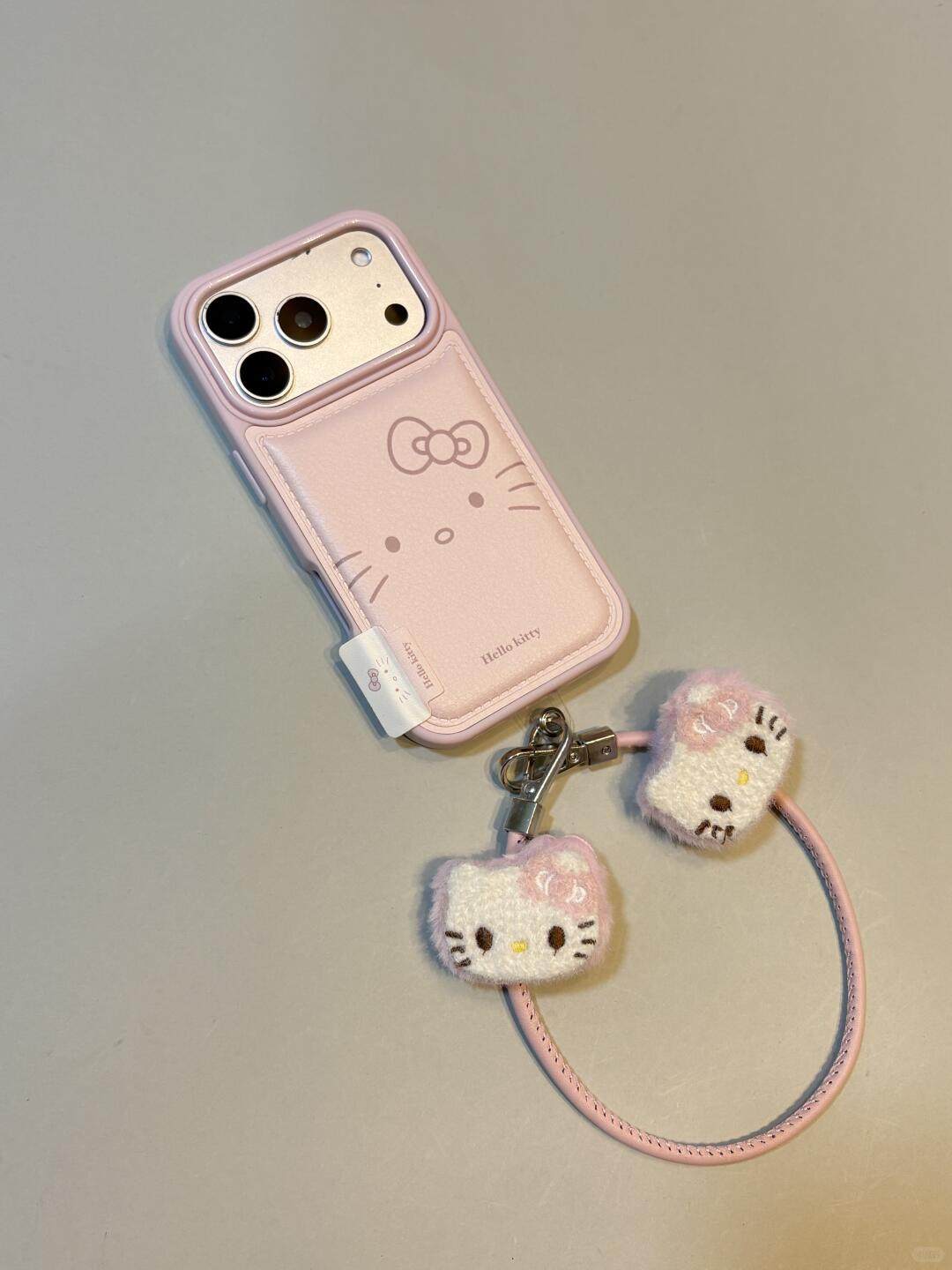 Ameigas Pink Kitty Head Silicone Protective Phone Case