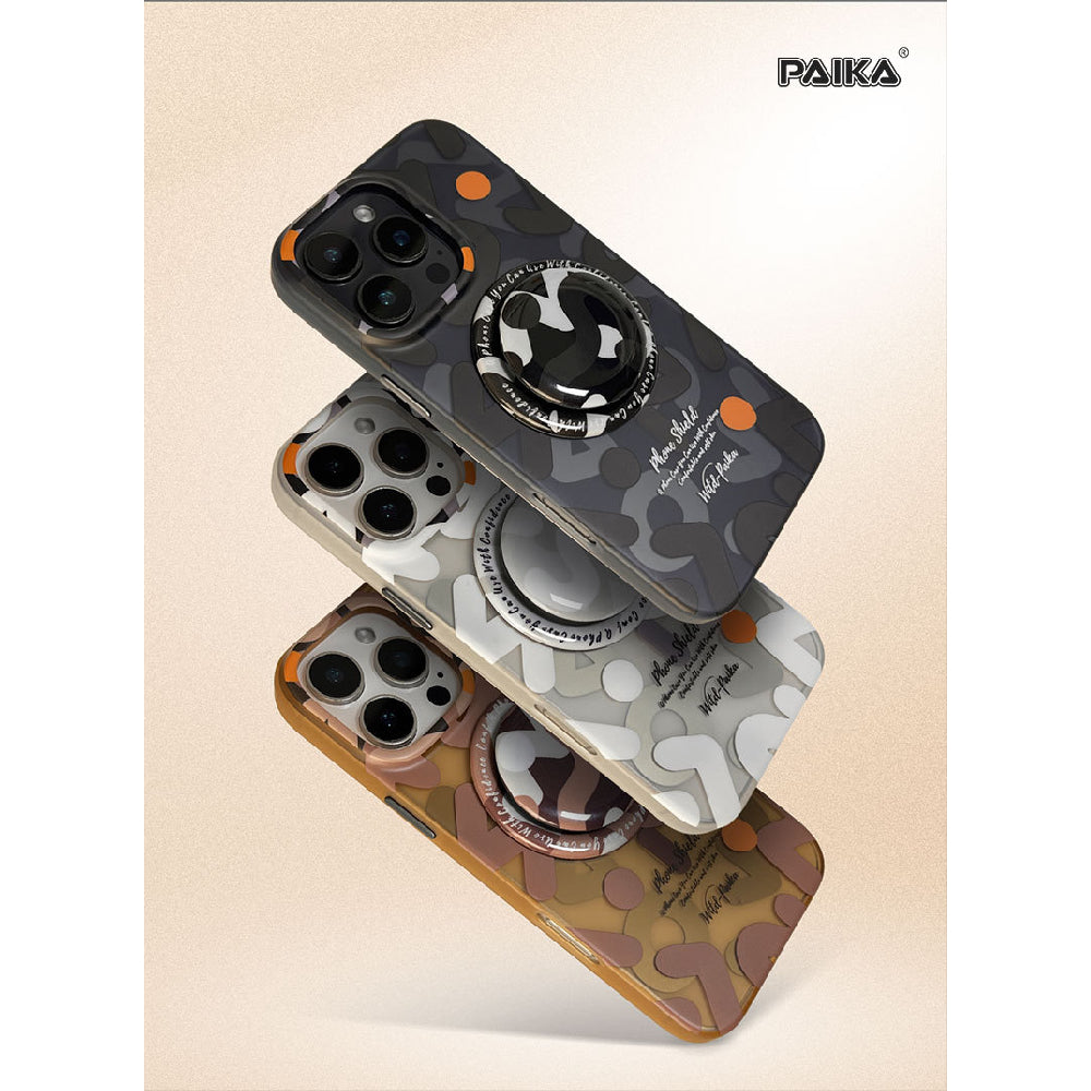 Ameigas Graffiti Matte Magnetic Full-Cover Protective Phone Case