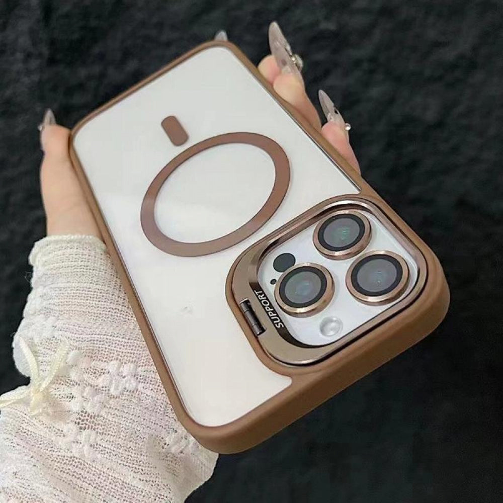 Ameigas Magnetic Clear Military-Grade Protective Phone Case