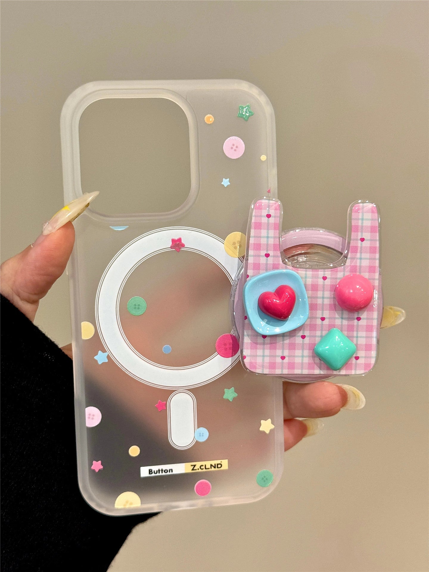 Ameigas Star-Button Tote Case - Instagram Colorful Bag Inspired MagSafe Cover
