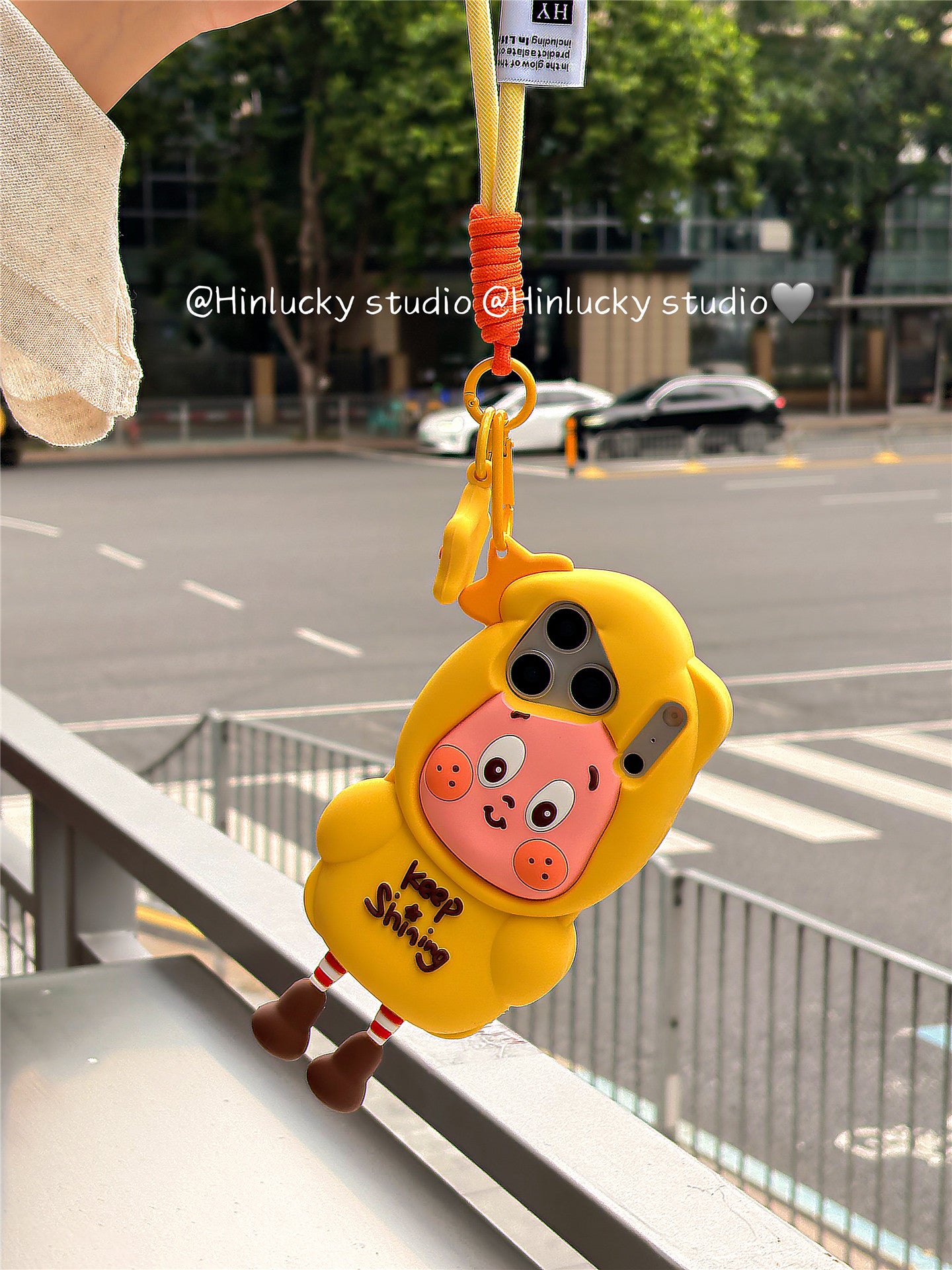 Ameigas Star Boy Pop-Out Case - 3D Cartoon Character with Detachable Strap & Full Guard