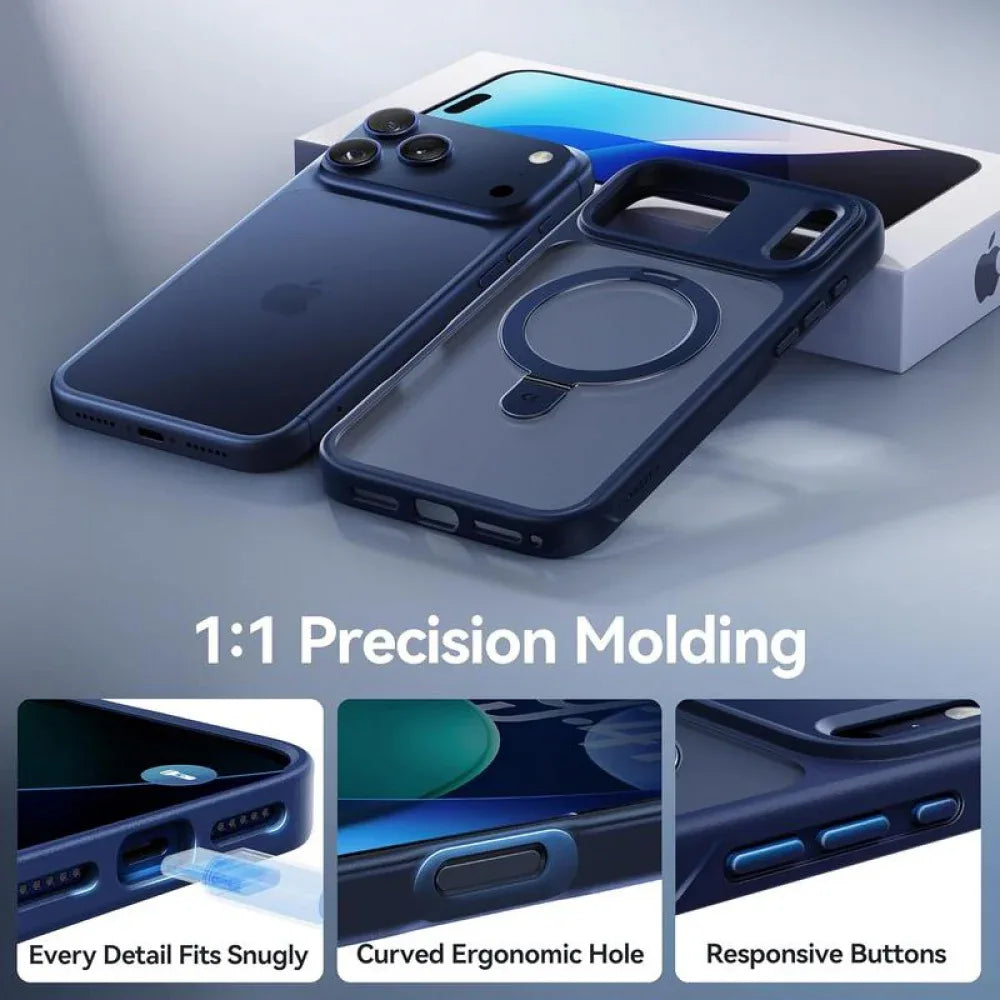 Ameigas Deep Blue Magnetic Stand Protective Phone Case - Ameigas