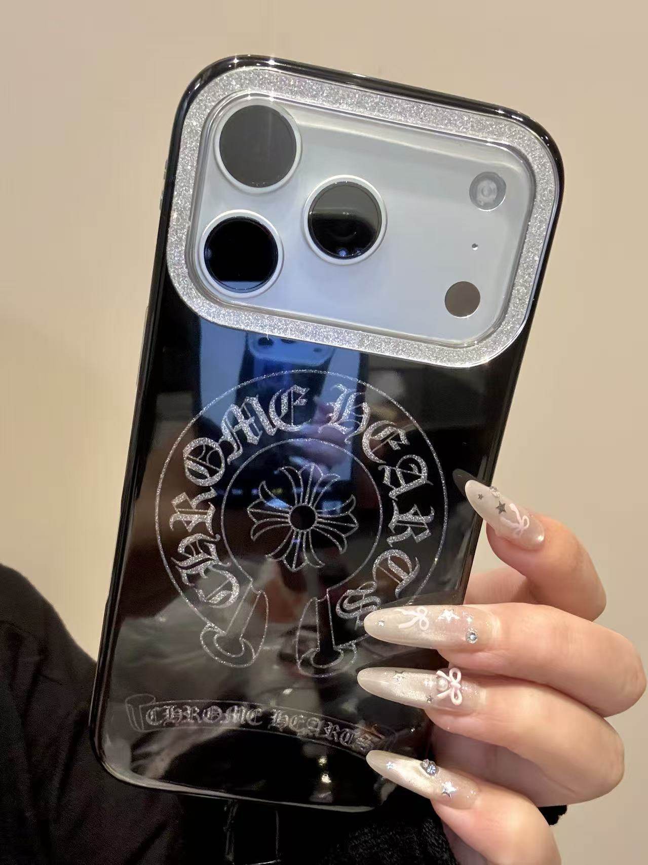 Ameigas Glitter Cross Luxe Phone Case