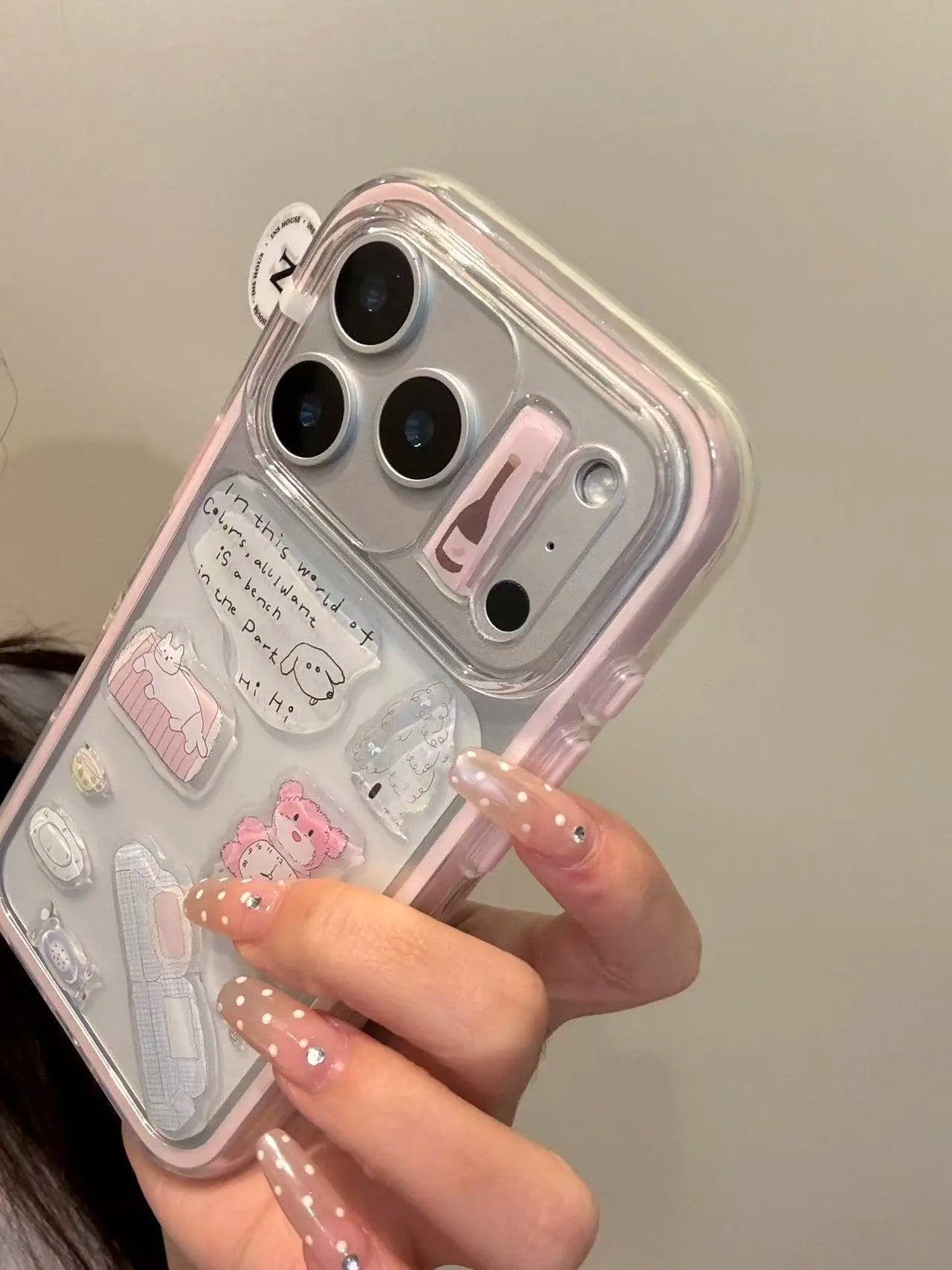 Ameigas Doodle Dash Case - Interactive Dachshund Stickers & Clear MagSafe Cover