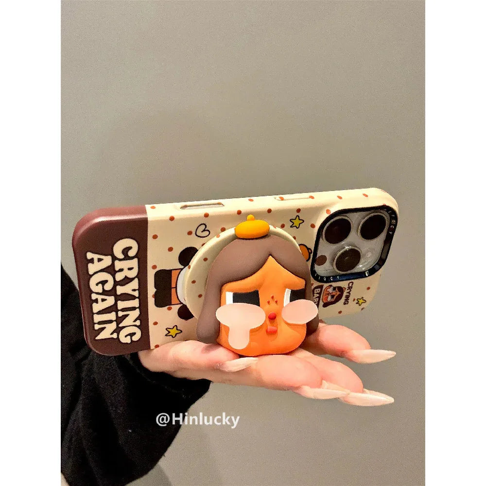 Ameigas 3D Tear-Drop Kid Case - Pop-Out Crying Baby with Magic Card Stand - Ameigas