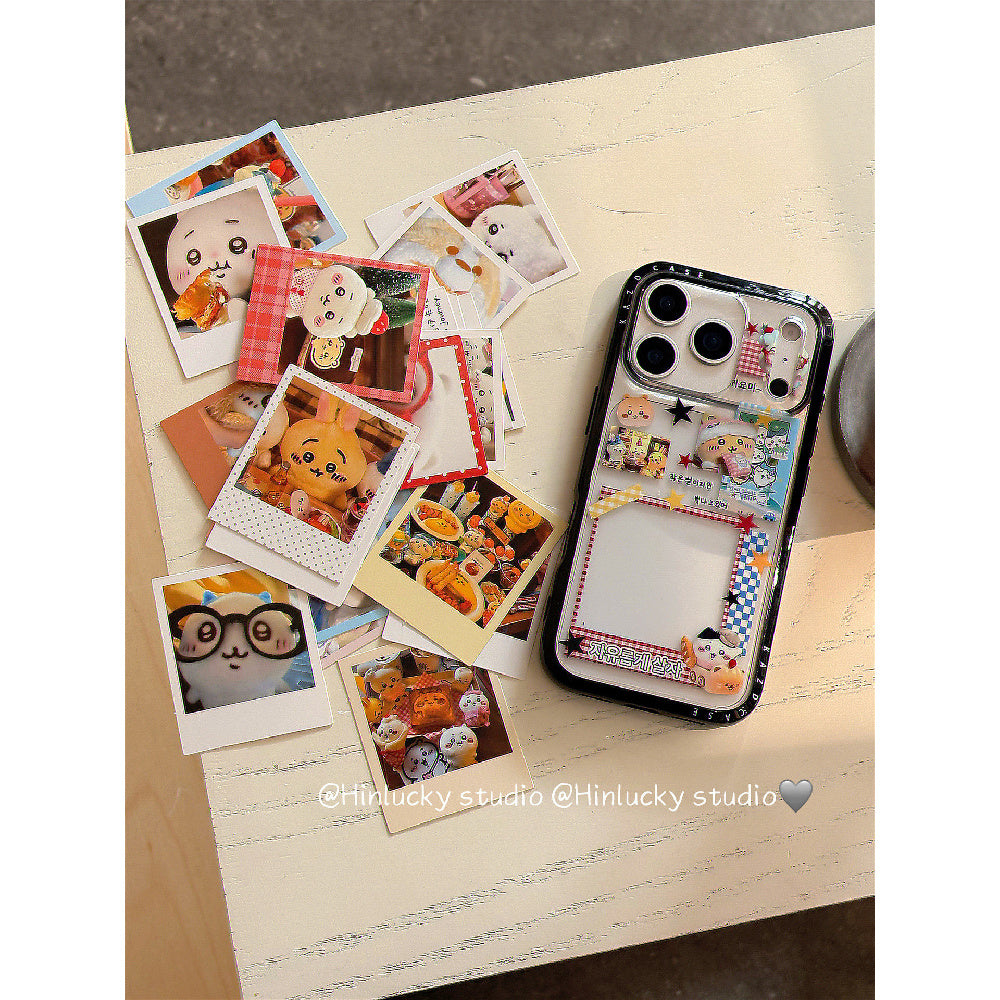 Ameigas Playful DIY Card Bear Full-Cover Protective Phone Case
