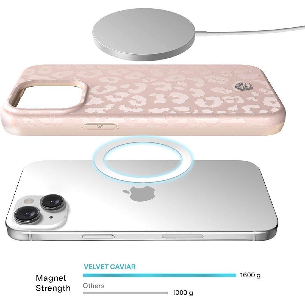 Ameigas Leopard Cheetah Print MagSafe Protective Phone Case