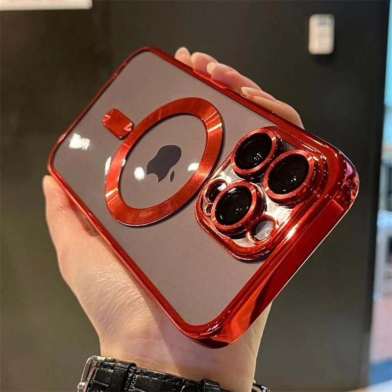 Ameigas Luxury Magnetic Glitter Transparent Protective Case