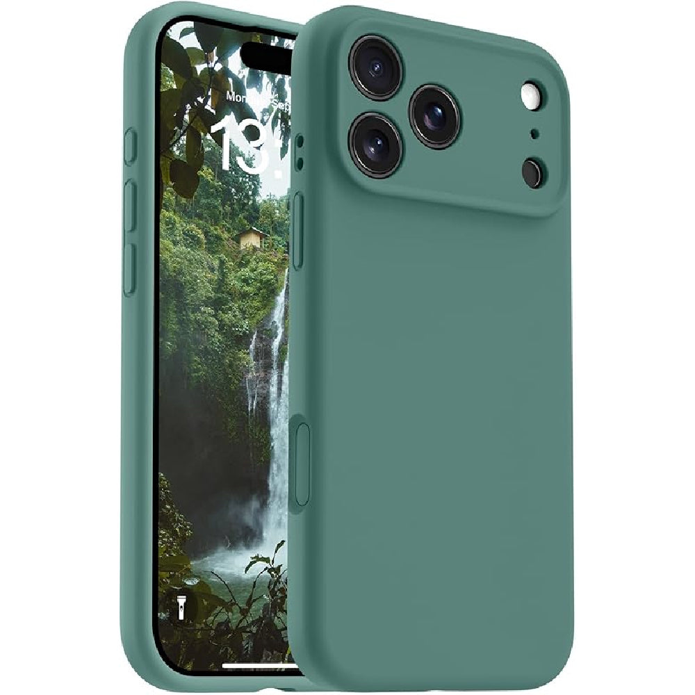 Ameigas Magnetic Liquid Silicone Phone Case with Camera Control Button