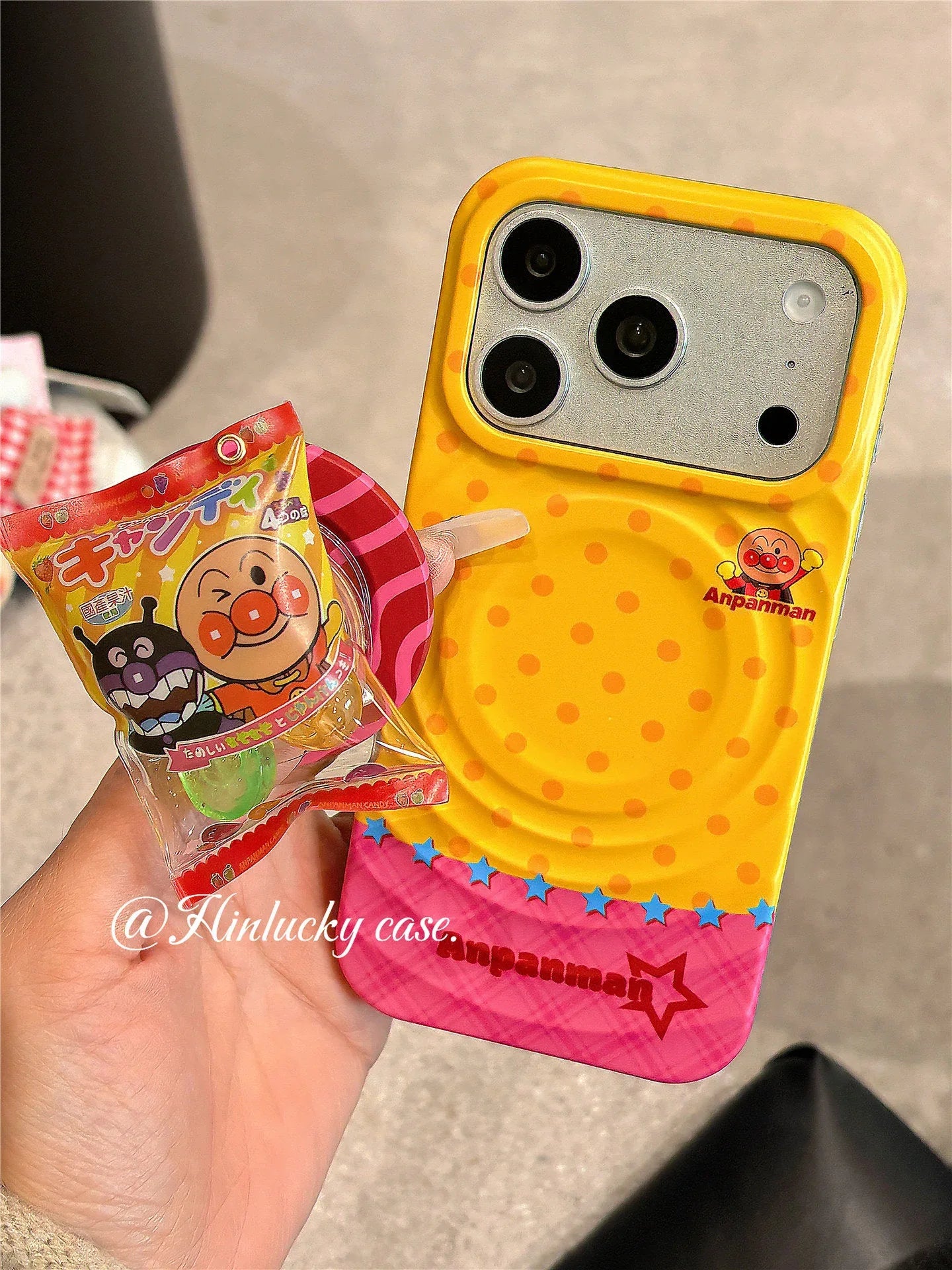 Ameigas Cute Cartoon Candy Bread Magnetic Stand Phone Case - Ameigas