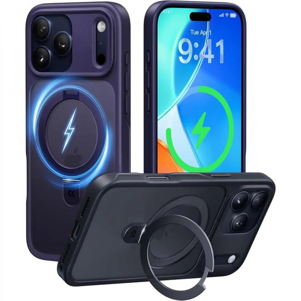 Ameigas Deep Blue Magnetic Stand Protective Phone Case - Ameigas