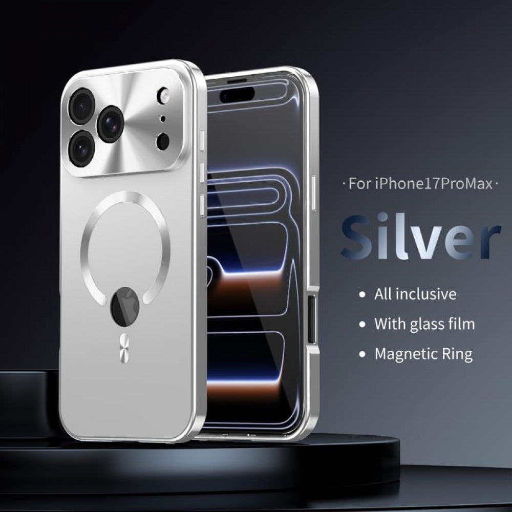 Ameigas Magnetic Privacy Screen Phone Case with Metal Frame