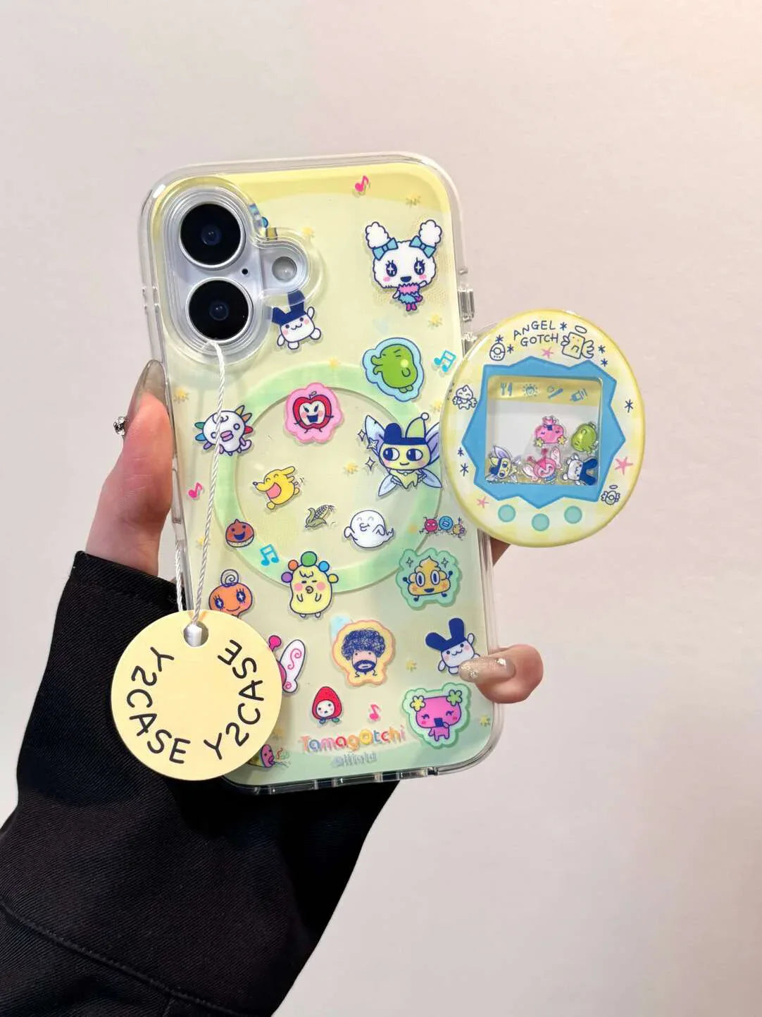 Ameigas Cute Tamagotchi Magnetic Stand Phone Case - Ameigas