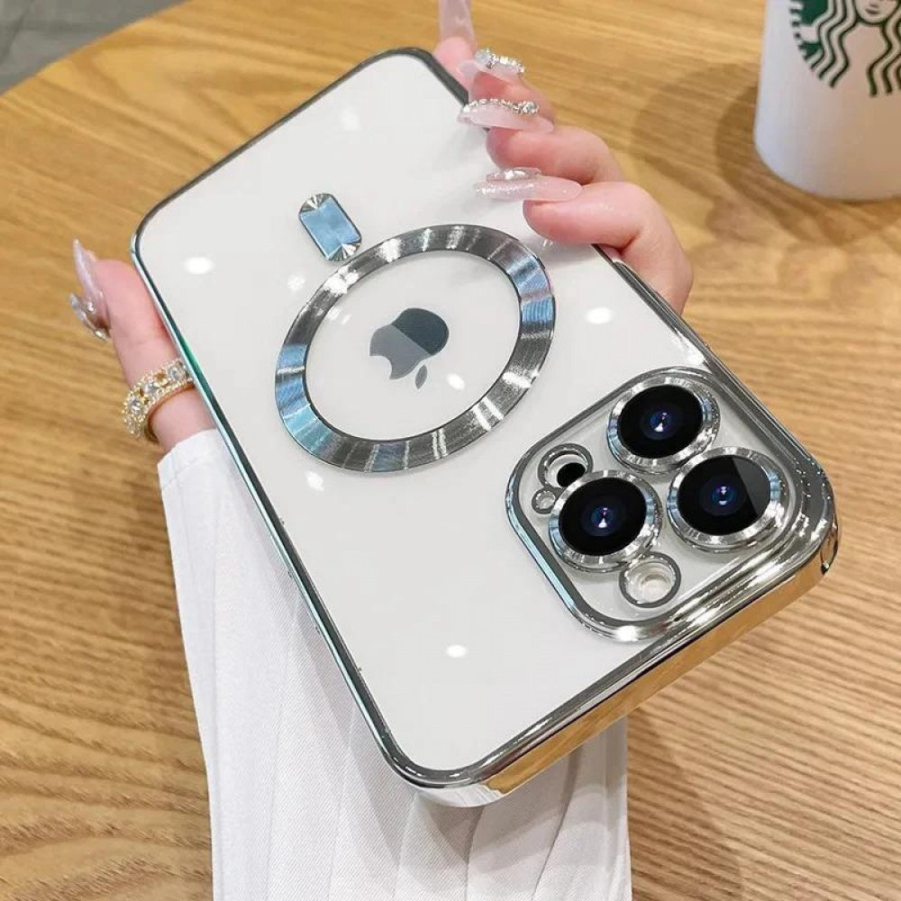 Ameigas Luxury Magnetic Glitter Transparent Protective Case