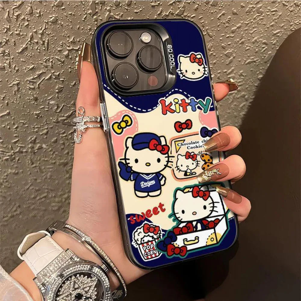 Ameigas Blue Kitty Cartoon Protective Phone Case - Ameigas