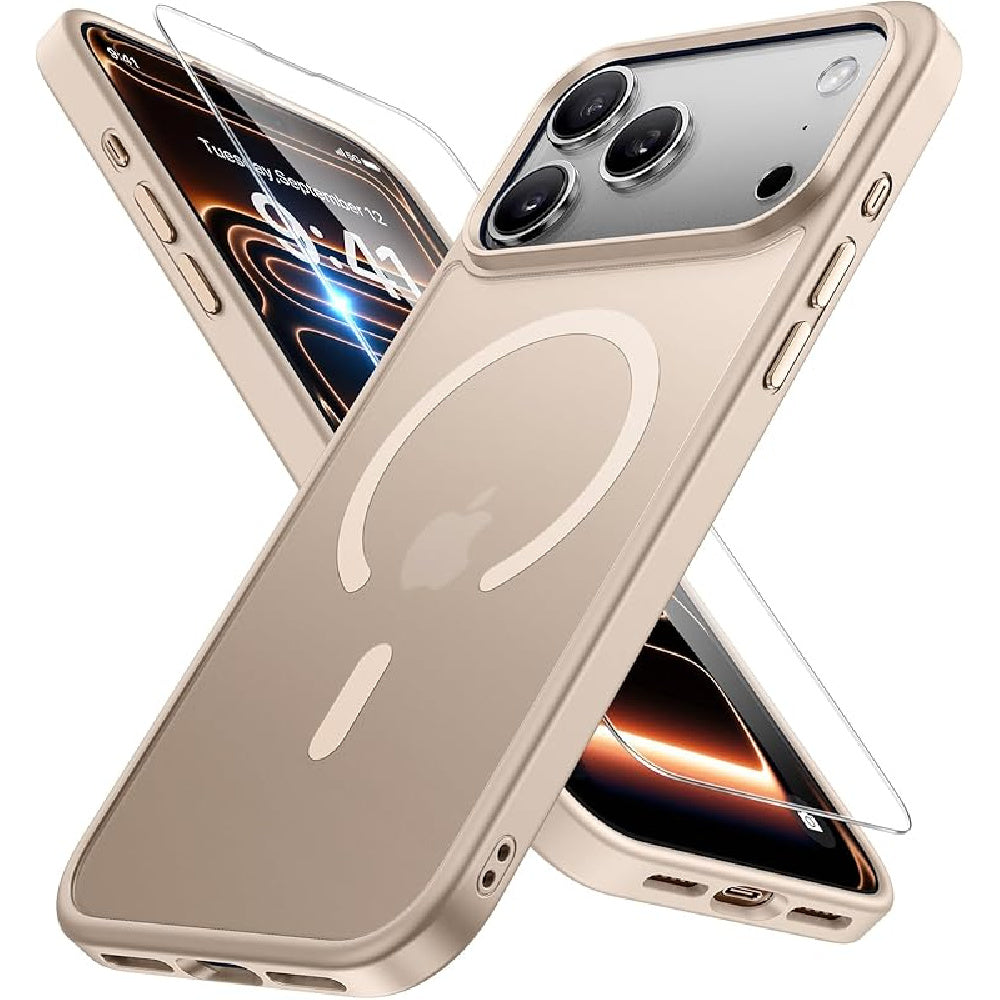 Ameigas Magnetic Translucent Matte Protective Phone Case