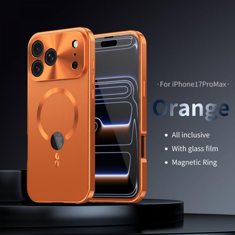 Ameigas Magnetic Privacy Screen Phone Case with Metal Frame