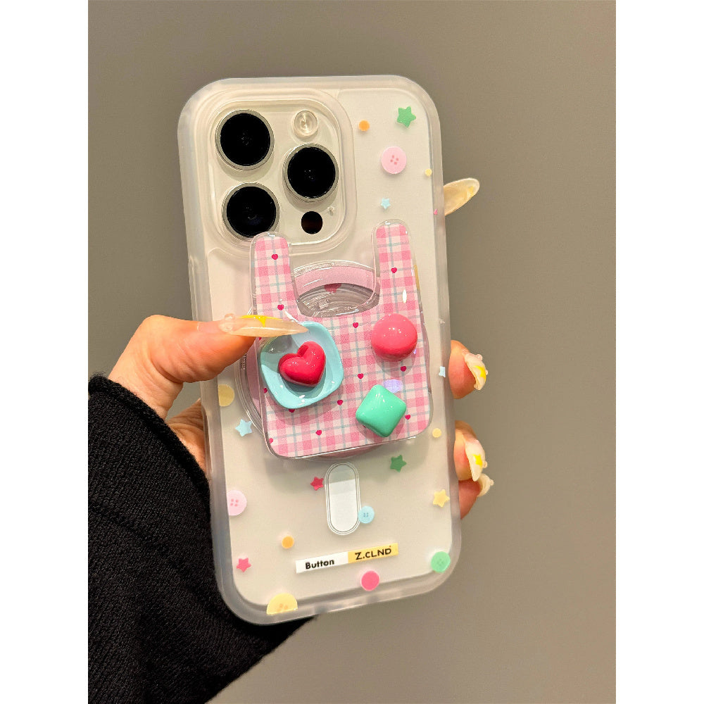 Ameigas Star-Button Tote Case - Instagram Colorful Bag Inspired MagSafe Cover