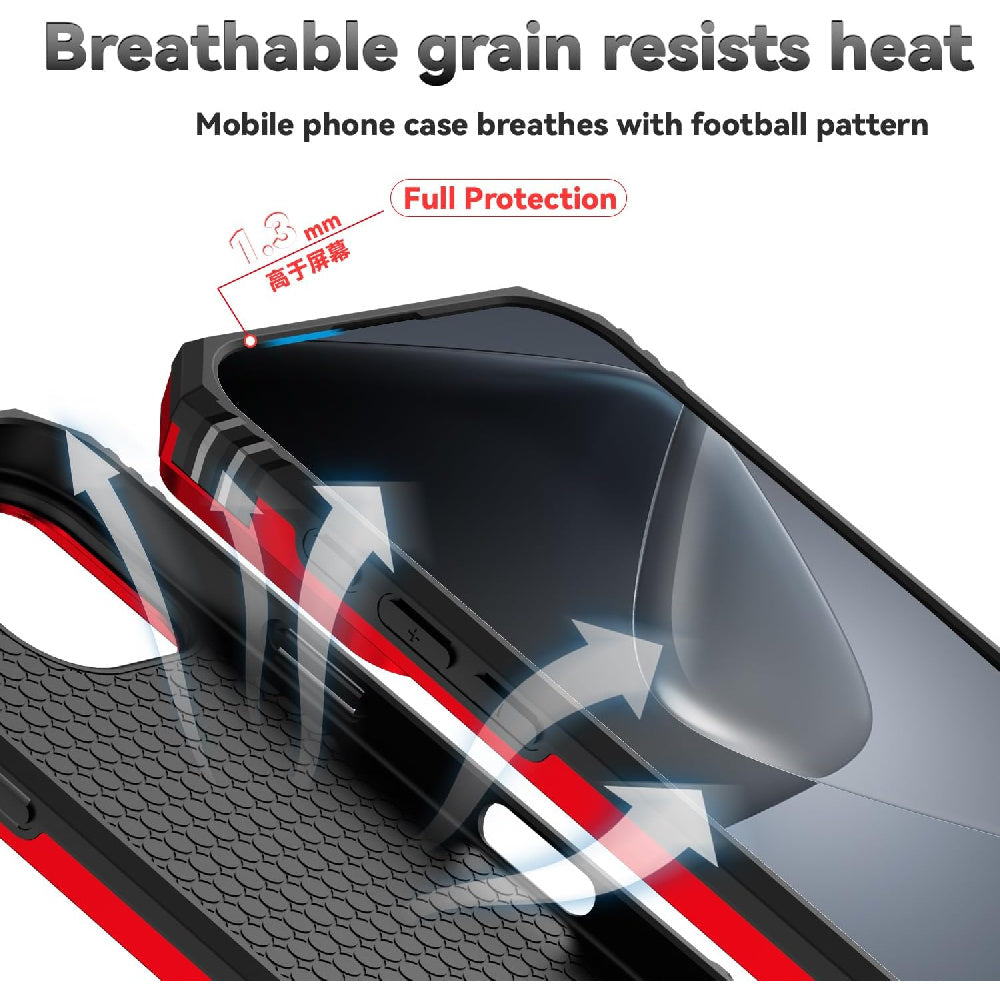 Ameigas Slide Camera Cover Ring Kickstand Protective Phone Case