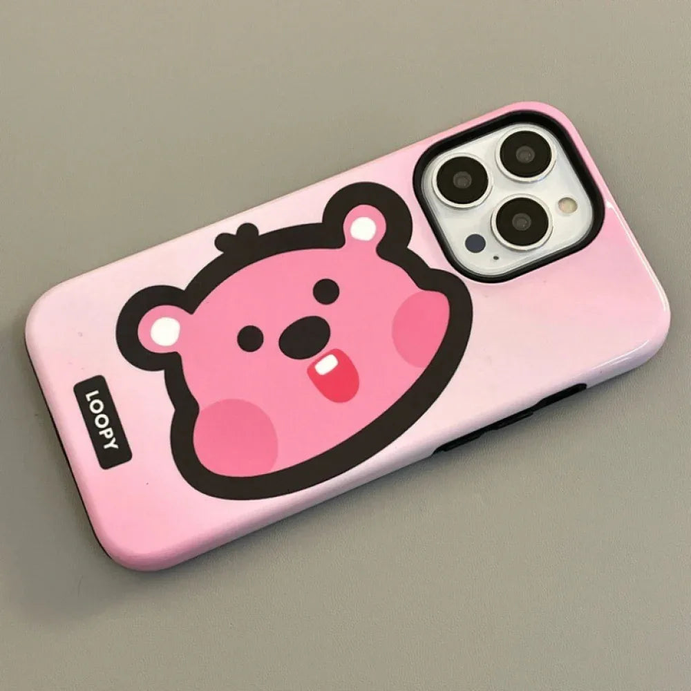 Ameigas Creative Couple Cartoon Protective Phone Case - Ameigas