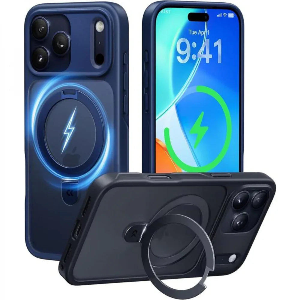 Ameigas Deep Blue Magnetic Stand Protective Phone Case - Ameigas