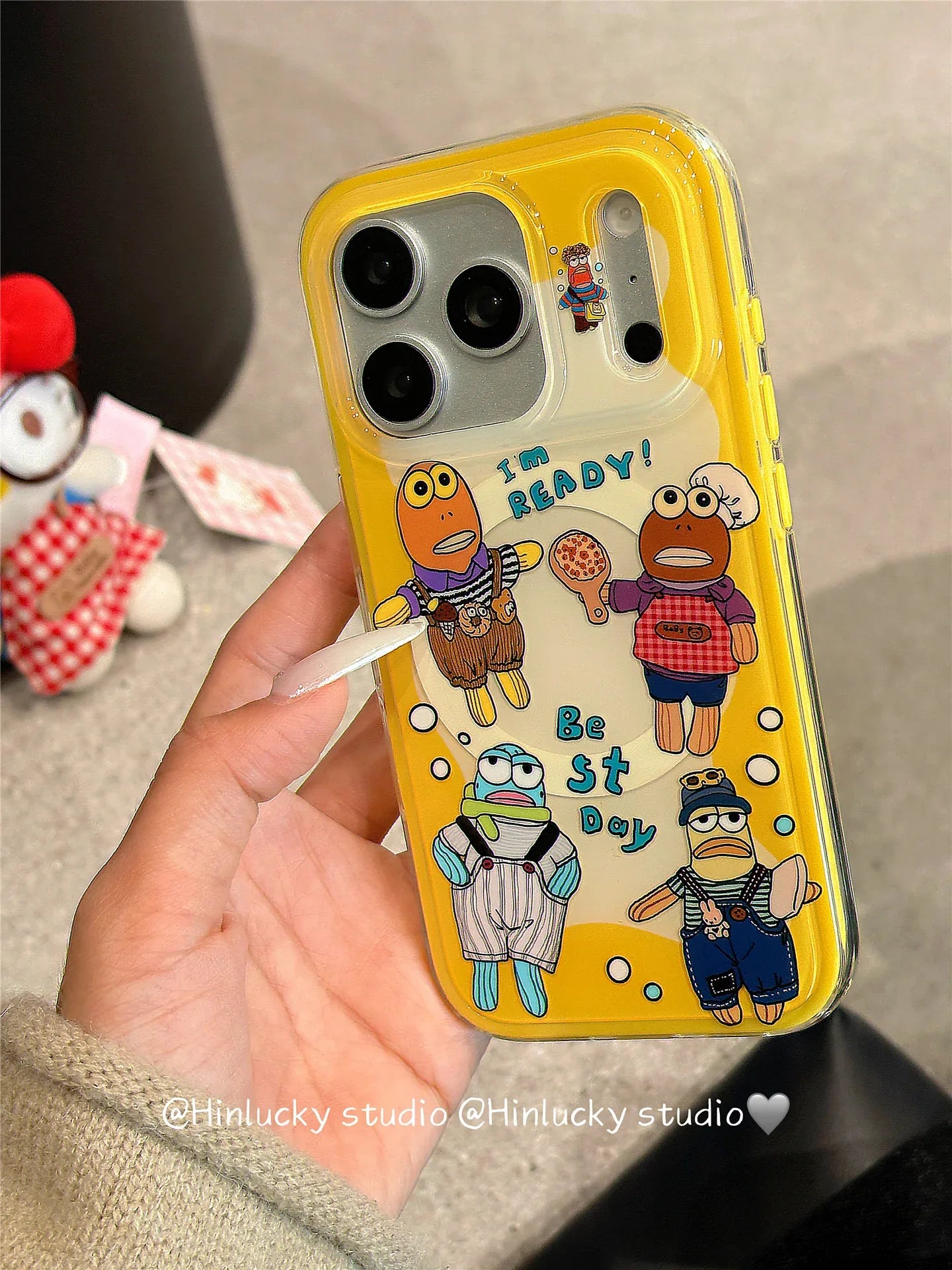 Ameigas Bikini Reef Case - Grumpfish & Friends MagSafe Stand Cover for iPhone - Ameigas