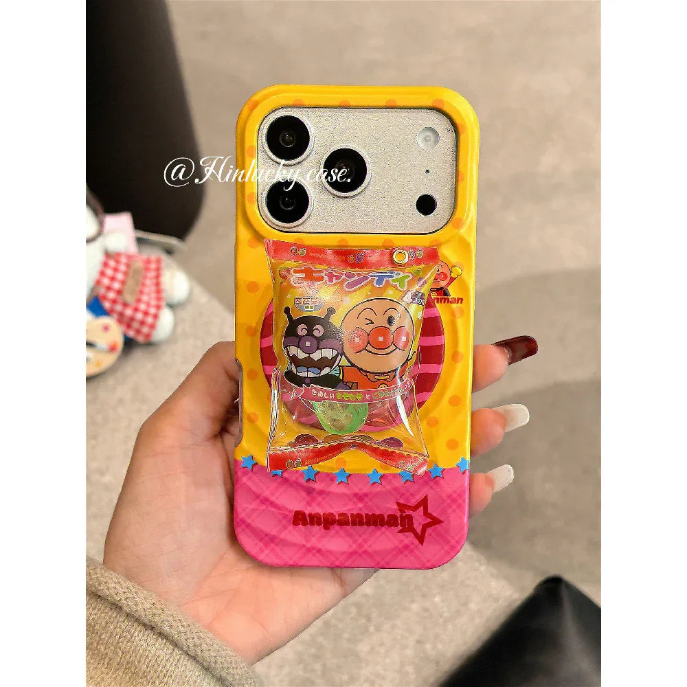 Ameigas Cute Cartoon Candy Bread Magnetic Stand Phone Case - Ameigas