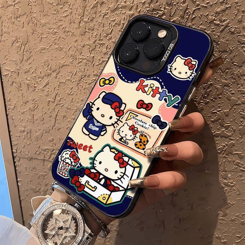 Ameigas Blue Kitty Cartoon Protective Phone Case - Ameigas