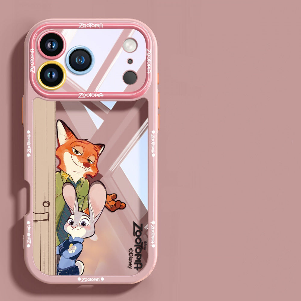 Ameigas Transparent Cartoon Cute Phone Case for iPhone 17 Pro