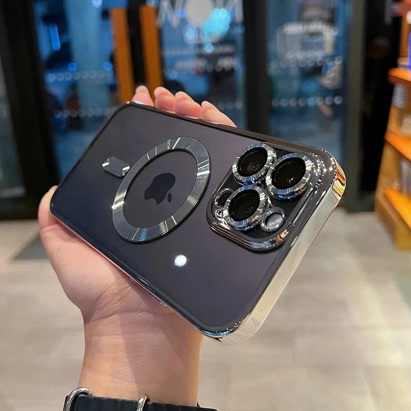 Ameigas Luxury Magnetic Glitter Transparent Protective Case