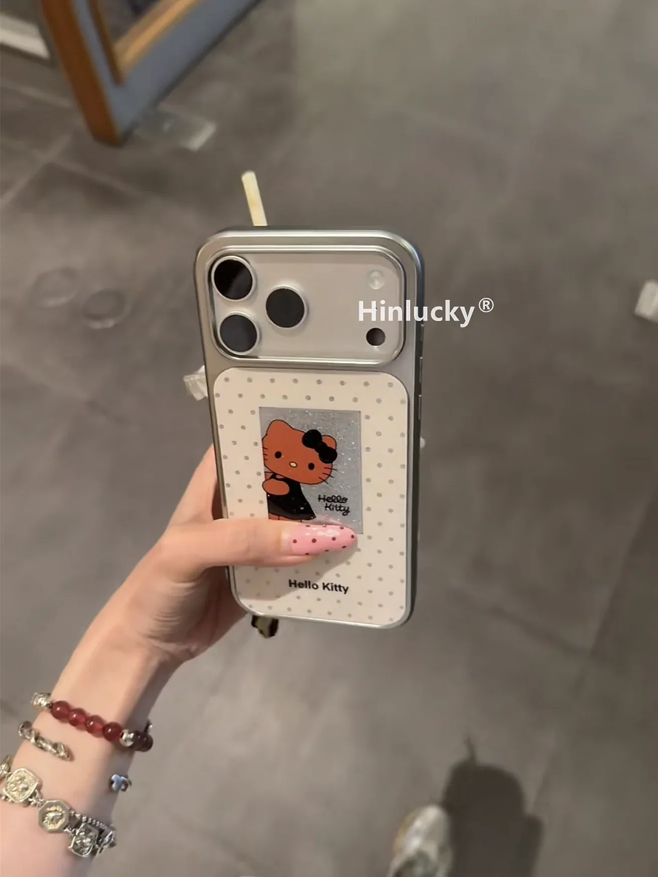Ameigas Cute Polka Dot Cat Phone Case - Ameigas