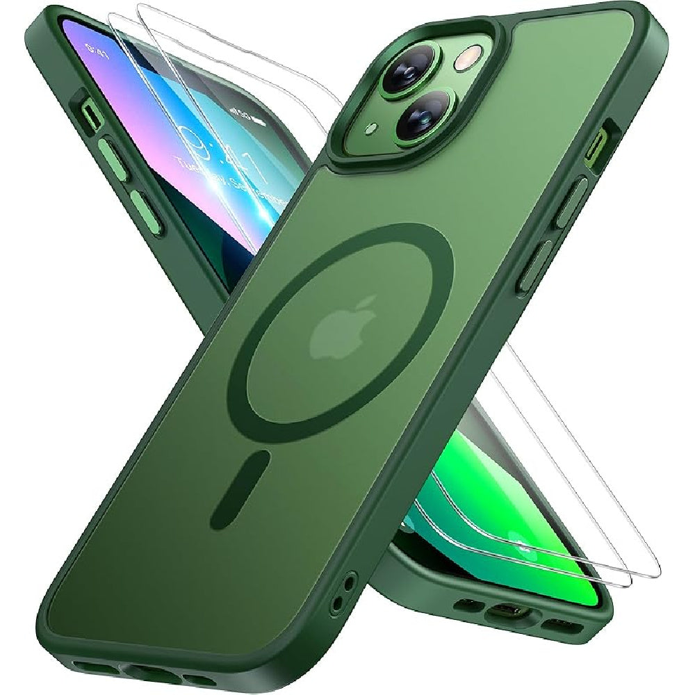 Ameigas Magnetic Translucent Matte Protective Phone Case