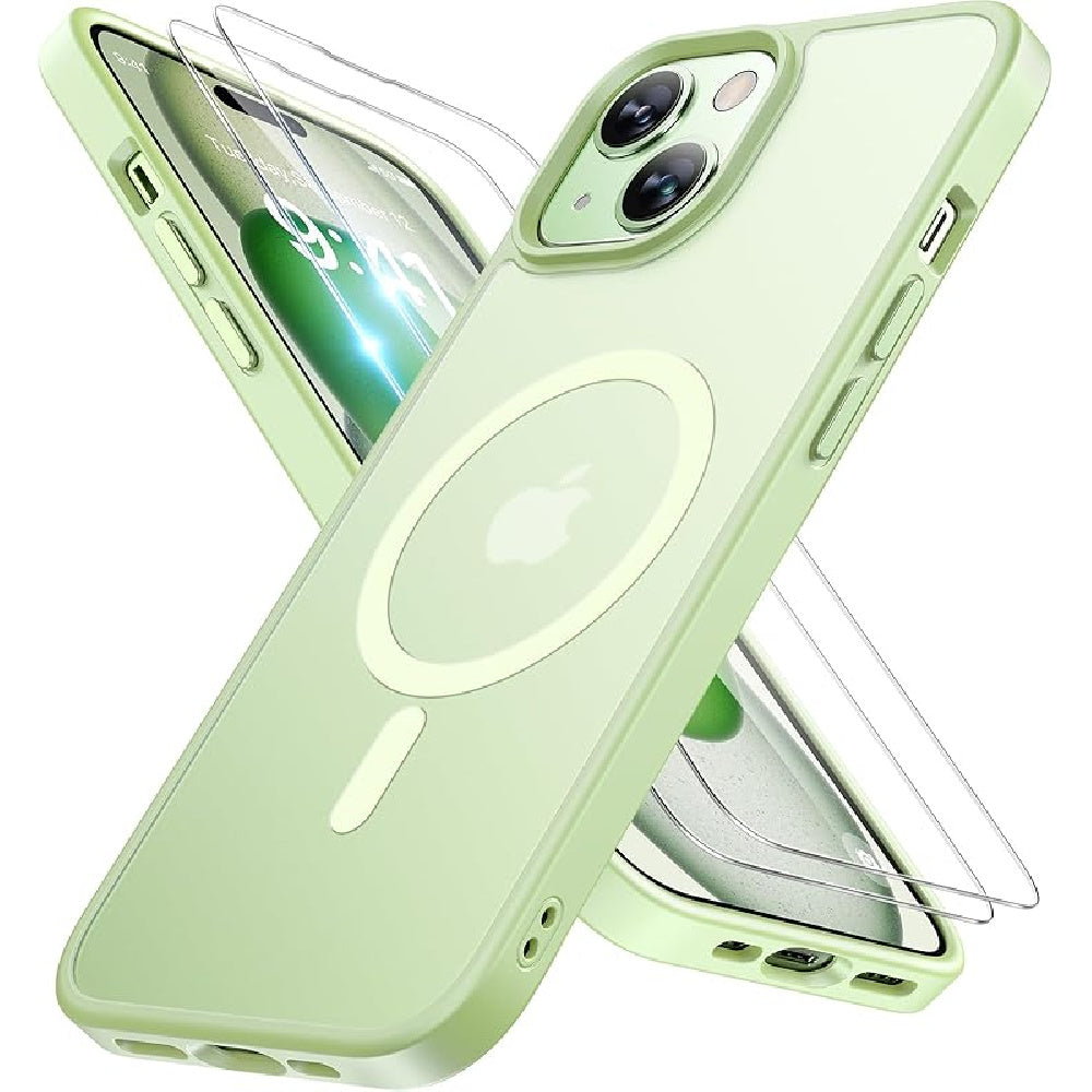 Ameigas Magnetic Translucent Matte Protective Phone Case