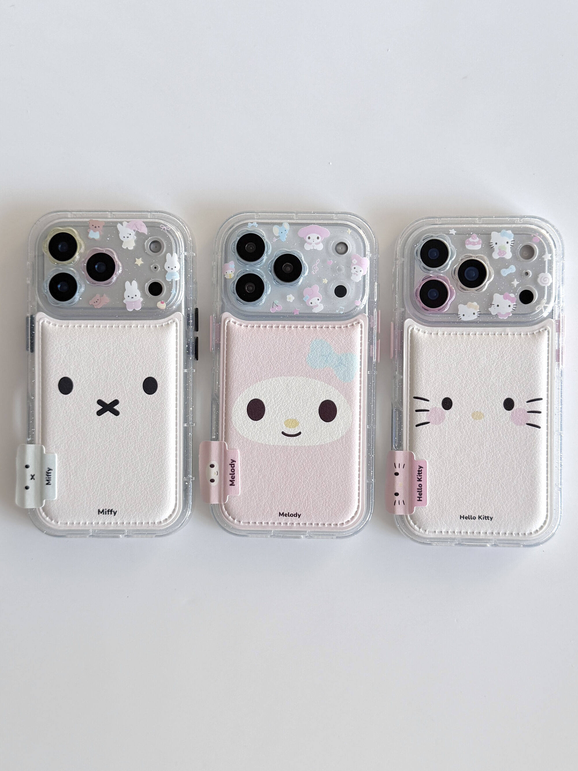 Ameigas Soft Cute Faux Leather Cartoon Phone Case