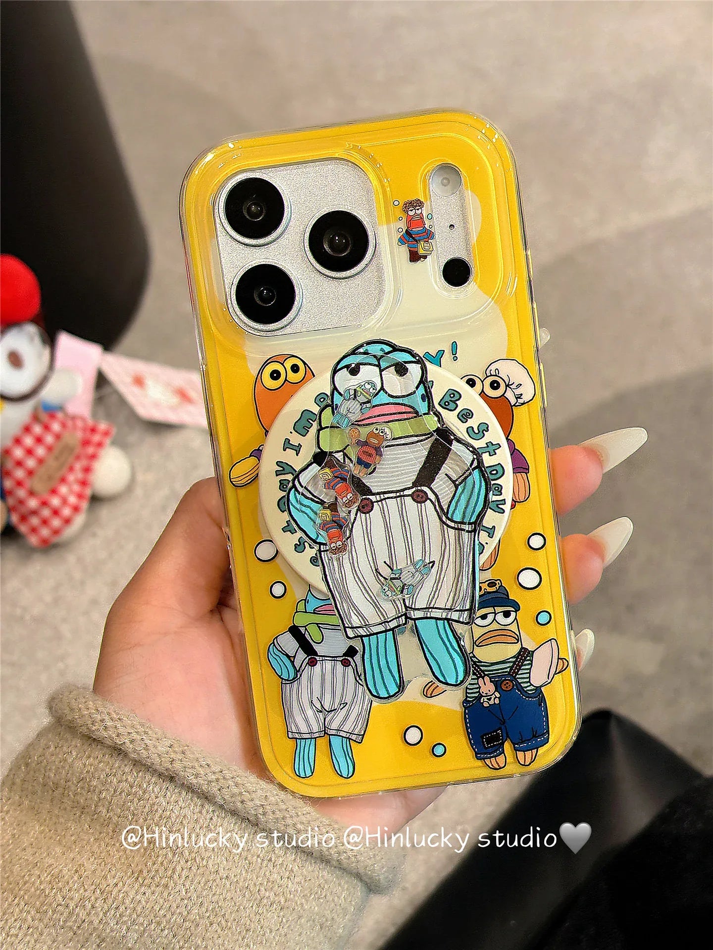 Ameigas Bikini Reef Case - Grumpfish & Friends MagSafe Stand Cover for iPhone - Ameigas