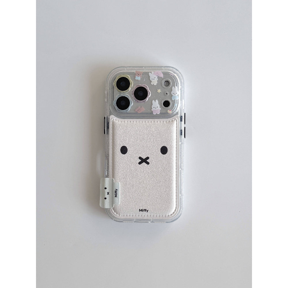Ameigas Soft Cute Faux Leather Cartoon Phone Case