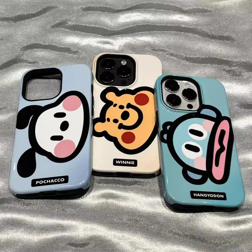 Ameigas Creative Couple Cartoon Protective Phone Case - Ameigas