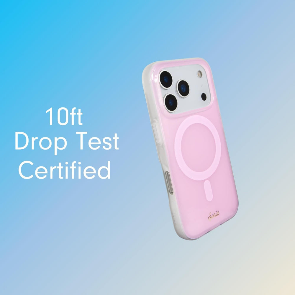 Ameigas Jelly Pink MagSafe Protective Case for iPhone 17 Pro Max | Shockproof Slim Design