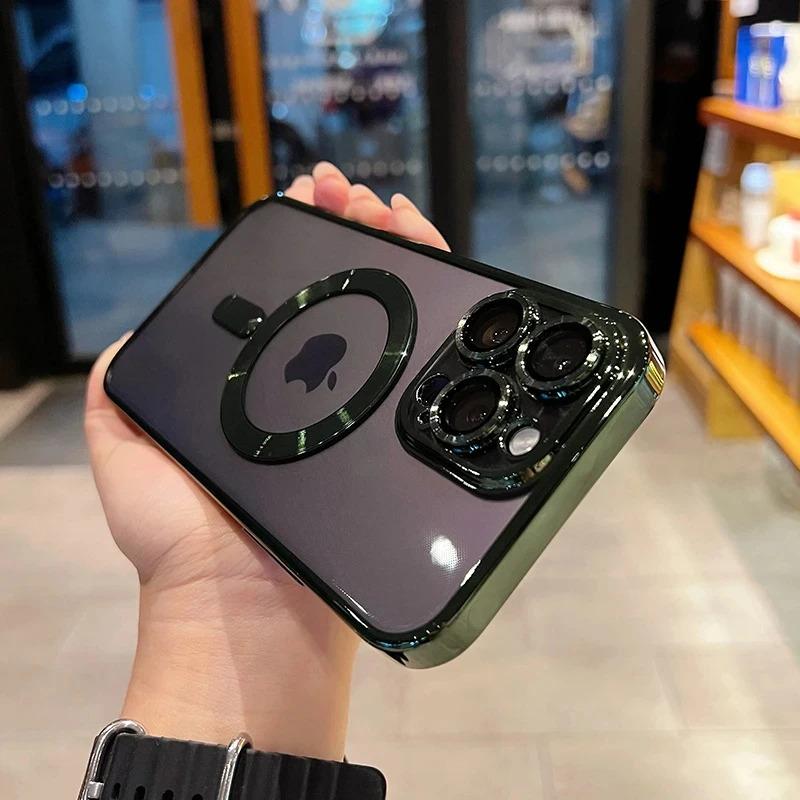 Ameigas Luxury Magnetic Glitter Transparent Protective Case